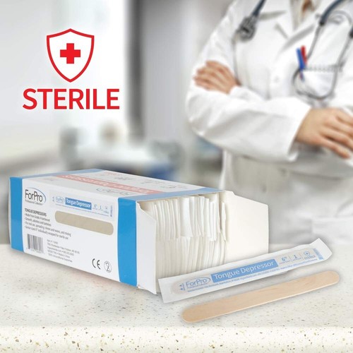 Große Holz Zungenspresse 6" steril einzeln verpackt 100 Stück - Bild 7 von 8