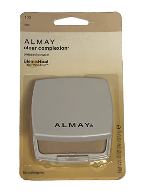 Almay Clear Complexion Pressed Powder BlemisHeal Technology, 100 Light