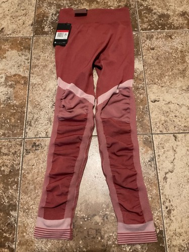 NIKE TECH PACK SEAMLESS TRAINING TIGHTS BV2846-661 ( GIRLS LARGE ) CEDAR NWT - Picture 6 of 7