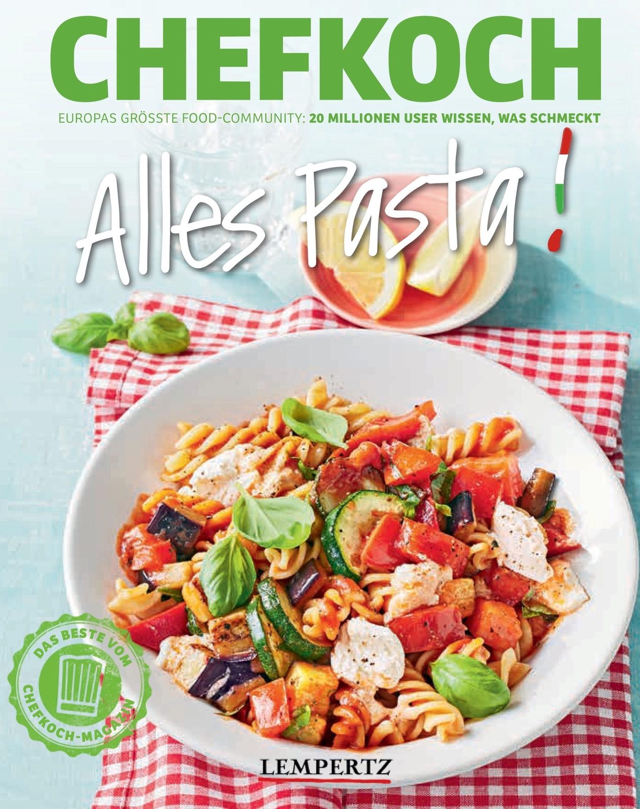 Thumbnail - Chefkoch: Alles Pasta | Taschenbuch | 120 S. | Deutsch | 2021