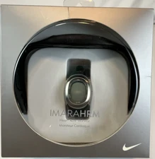Nike Imarahrm Heart Rate Monitor Watch Women Black Band Unopened 2005 NIB