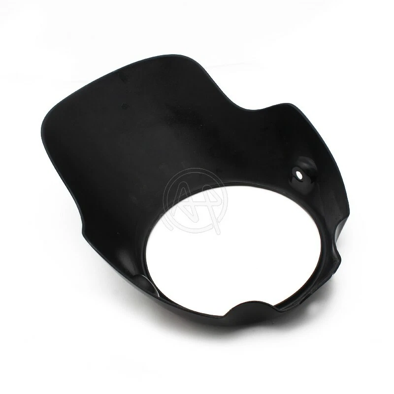 Matt Motorcycle Headlight Flyscreen Head Windshield For Triumph Bonneville T100 - Image 4 of 4