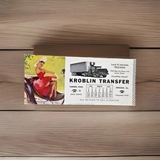 Vintage 1952 Brown & Bigelow Kroblin Transfer Pinup Girl Calendar May Page 31525