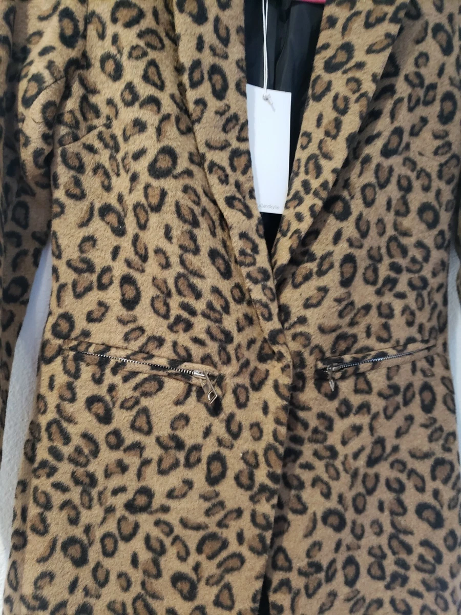 Kendall kylie leopard coat clearance