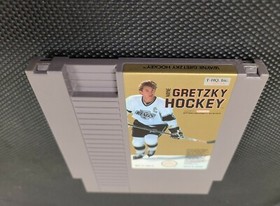 Wayne Gretzky Hockey (Nintendo) NES (Rare White Uniform Variant) Tested & Works!