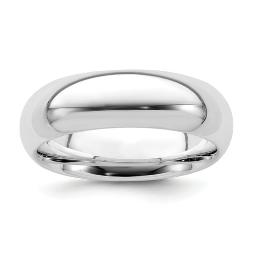 Sterling Silver Polished 6mm Comfort Fit Unisex Wedding Band Sizes 4 to 13.5 - Picture 24 of 24