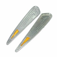 Lambretta Lamby LI 125 150 Seitenteil Zierleisten Badge Monogramm Set @Uk