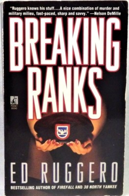 Novel Breaking Ranks Ed Ruggero Paperback Fort Bragg Murder Suspense Pre Owned