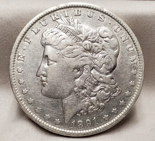 1891 O Morgan Silver Dollar Us Coin Vf Very Fine Details New Orleans
