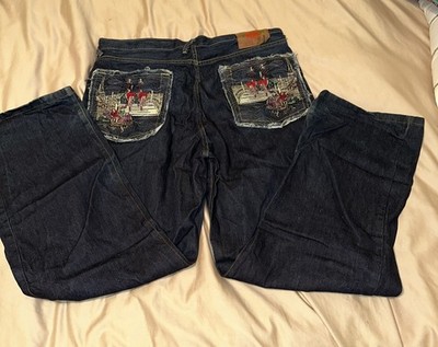 Vintage RMC Red Monkey Company Martin Ksohoh Denim Jeans Tag Sz 36