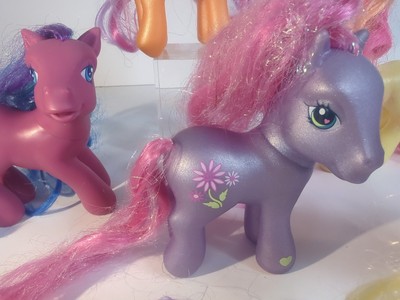 Vintage Mixed Variety 2002-2006 My Little Pony Lot Of 7 MLP Hasbro