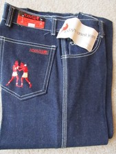 Vintage 70s Denim DEVIL brand jeans size 28 NOS Boxing
