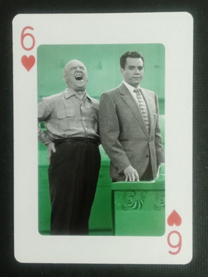I Love Lucy Playing Card 6 Hearts