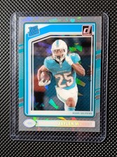 2024 Donruss Clearly Footbal Jaylen Wright Rated Rookie Ice /17 SSP #84 (RC)