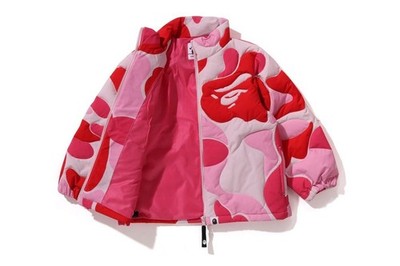 A BATHNIG APE BAPE KIDS ABC CAMO STITCHING DOWN JACKET 1L80344002