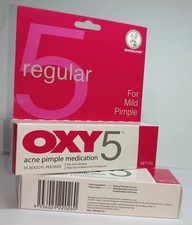 1 Tube X 25G OXY 5 Regular Acne Treatment Cream For Mild to Moderate Pimples