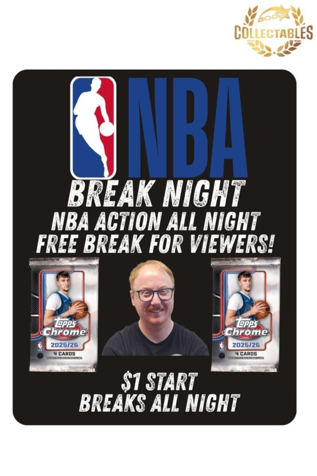 Public Holiday NBA Breaks Night- FREE Break for Viewers