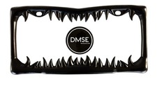 Dmse Universal Metal Shark Tooth Teeth Jaws License Plate Frame Cool Design For Dmse Universal Metal Shark Tooth Teeth Jaws License Plate Frame Cool Design For