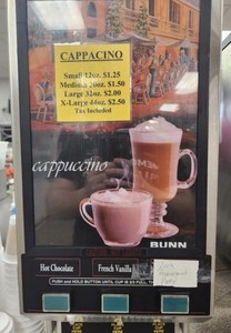 Bunn SET00.0197 FMD-3 BLK Fresh Mix Cappuccino / Espresso Machine Cafe Latte Dis