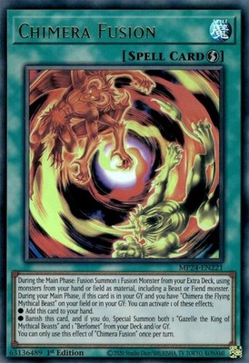 Yugioh Chimera Fusion 1st Edition Ultra Rare MP24-EN221 NM