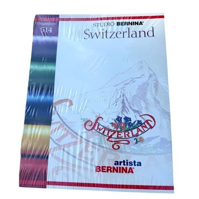 NEW Sealed Studio Bernina Artista Embroidery Card #514 Switzerland Swiss Designs