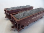 2 EA. ATLAS "STEAM ERA CLASSICS" #1164-4 GN HART BALLAST CARS W/HAND MADE LOADS — photo 3