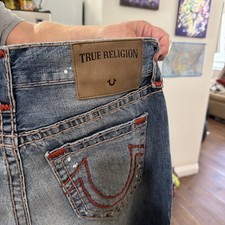 AUTHENTIC TRUE RELIGION BRAND JEANS MEN GENO ...
