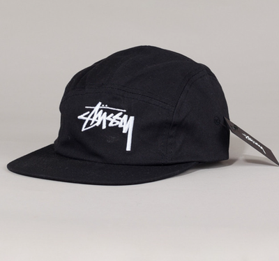 Stussy Camp Cap Black Hat Genuine Ball Cap STUSSY STOCK FA17 CAMP