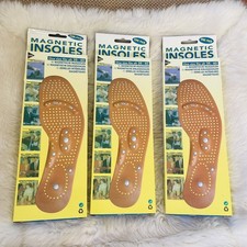 3 Foot Magnetic Massage Shoe Insoles Acupressure Therapy Reflexology Pain Relief