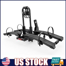 2-Bike Hitch Mount E-Bike Rack for Car Trucks SUV Platform Carrier, 2" Receiver