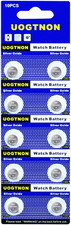 393 SR754W SR754SW 1.55V Silver Oxide Watch Battery 10 Pack