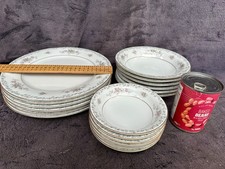 Vintage Noritake Barton 6305 (PERFECT) 6 Dinner Plates 6 Bowls 6 Small Bowls