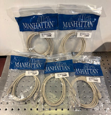 6ft PS/2 Keyboard MDIN-6 Male to Male Cable Lot of 5 Manhattan Computers NEW