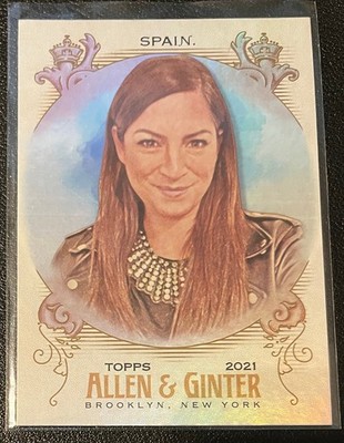 2021 Topps Allen & Ginter SILVER FOIL #206 SARAH SPAIN Sports Reporter ESPN A11
