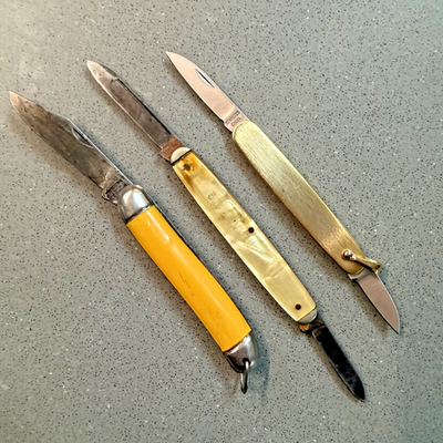 Vintage Pocket Knife Lot 3 Towika Ireland Folding Knives Mixed