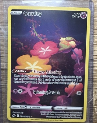 Pokémon TCG Comfey GG14/70 Crown Zenith Holo Ultra Rare 70 HP ENG