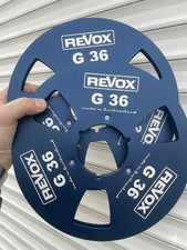 1 Pair Black 10.5'' Revox Aluminium tape reel for Reel-to-Reel Tape Recorders