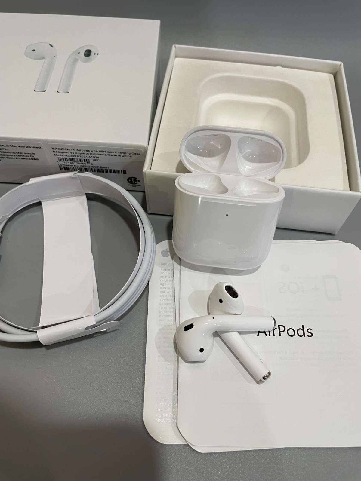 Personalized Spatial Audio Sweat Resistant W/ Charging Case For Air Pods 2nd Gen