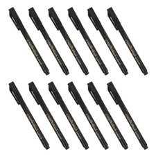12PCS Japanese Chinese Calligraphy Brush Pen, 3 Size Brush Marker