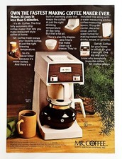 Anuncio original de la cafetera Mr 1974 vintage