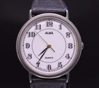 Vintage Seiko Alba Y101-6120 Quartz Watch White Dial Arabic Japan New Battery