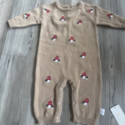 NWT I + U Baby Whimsical Sweater One Piece Jumper Cotton Size 18-24 Months