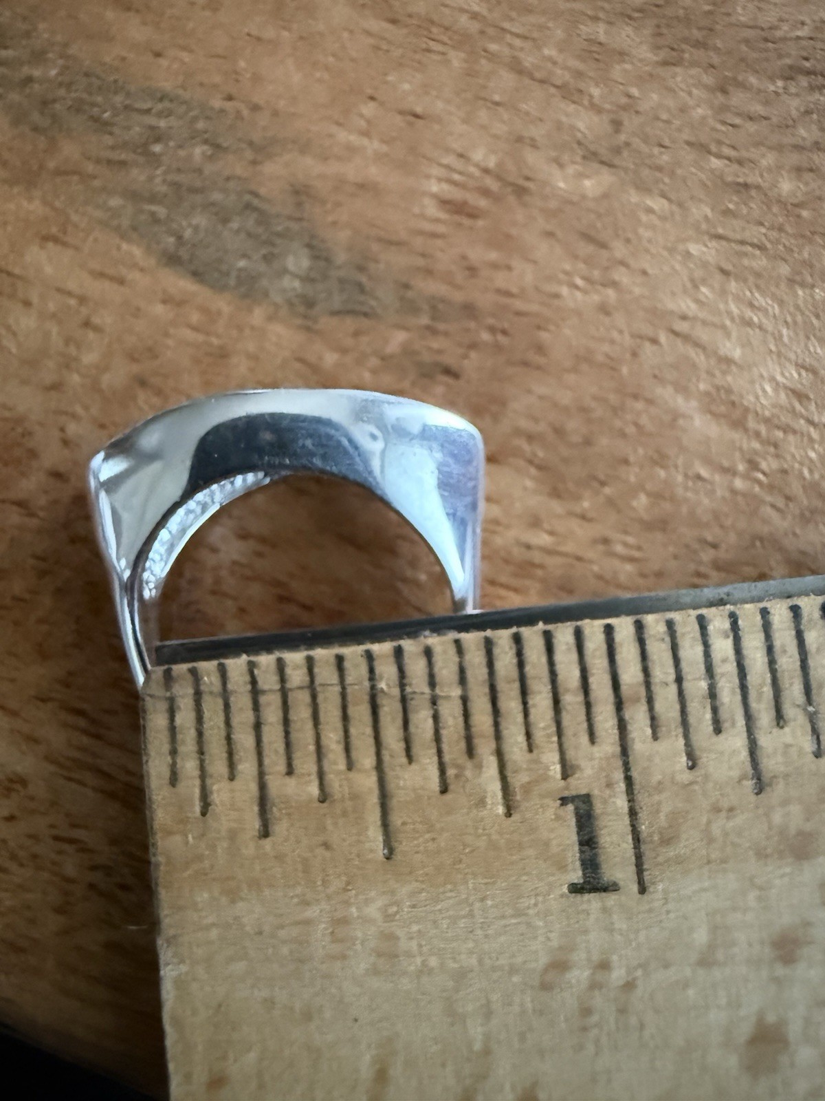 Artisanal Sterling Silver Leaf Statement Ring siz… - image 11