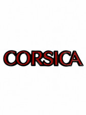 1987-1996 Chevrolet Corsica Rear Trunk Lid Emblem Script Badge Red Black Oem Gm