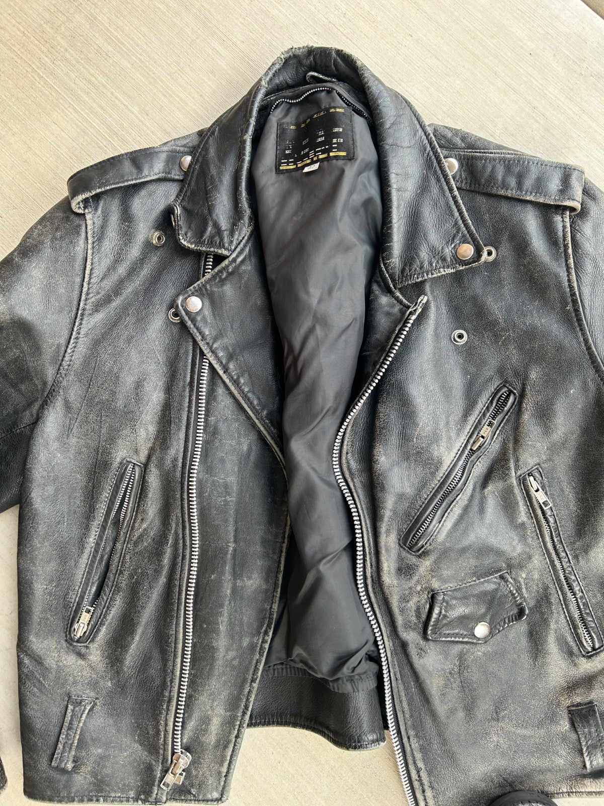 leather motorcycle jacket men - image 2