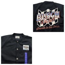 Anheuser Busch Light Black Jacket Mens Large New With Tags