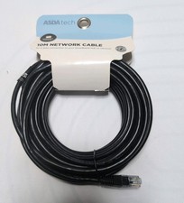 Asda Tech 10m Network Cable Cat5e Patch Lan Cable