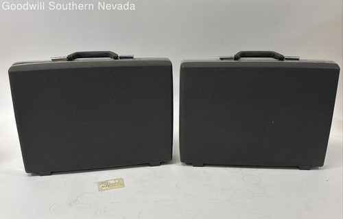 Samsonite Vintage-Style Hard Shell Gray Briefcase Set