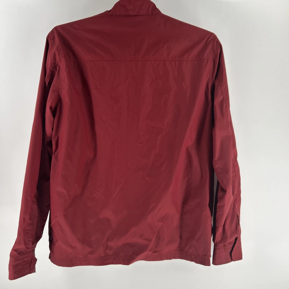 Chaqueta impermeable Tavik+ para hombre grande roja ropa exterior ligera lluvia resistente al viento Foto 3 de 4