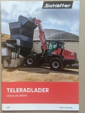 SCHÄFFER 9660 9640 8620 6680 Teleradlader Prospekt 11/2025  Traktor Schlepper